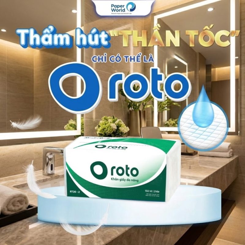 Khăn giấy lau tay mềm thấm hút tốt cho trung tâm thương mại