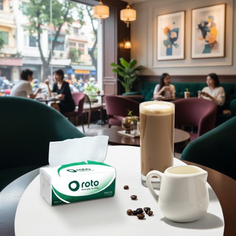 Khăn giấy lau tay quán cà phê giao nhanh tại TP HCM