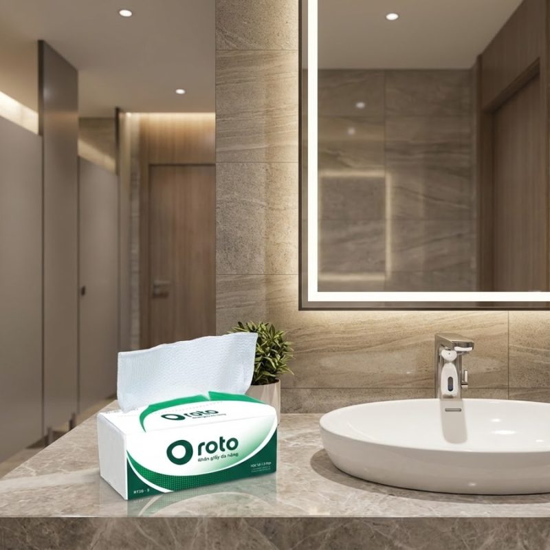 Khăn giấy lau tay số lượng lớn cho tòa nhà trung tâm thương mại