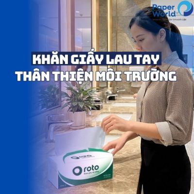 khăn giấy lau tay thân thiện môi trường tại trung tâm thương mại