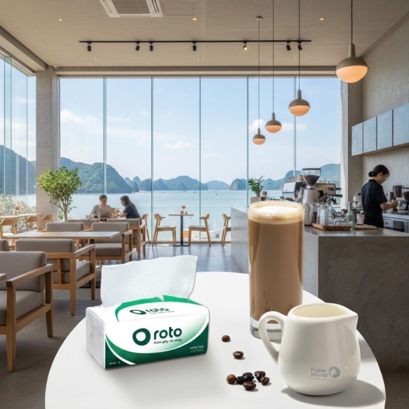 Khăn giấy lau tay cho quán cà phê số lượng lớn tại Quảng Ninh