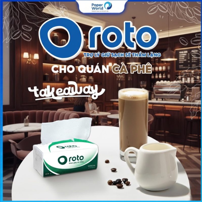 Mua khăn giấy lau tay quán cà phê gần đây