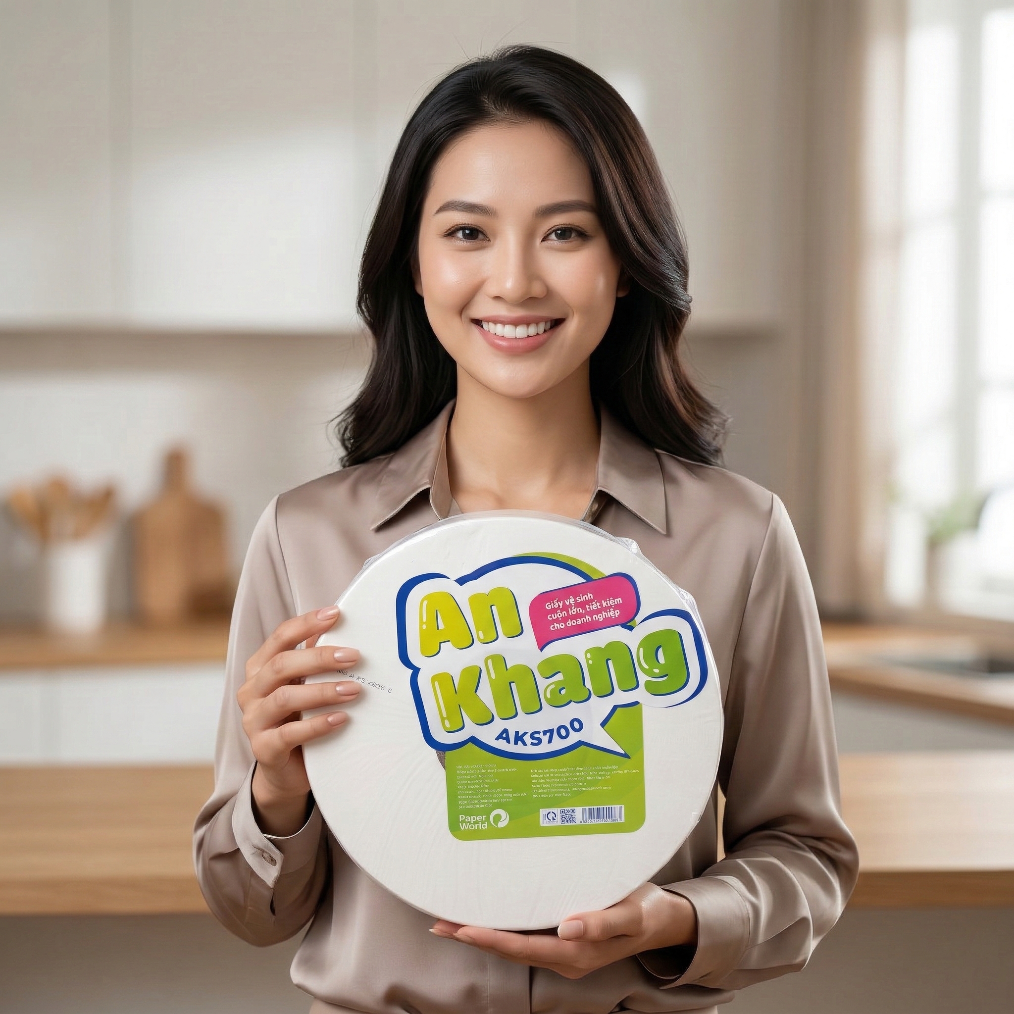 Giấy vệ sinh công nghiệp 700g An Khang Soft700