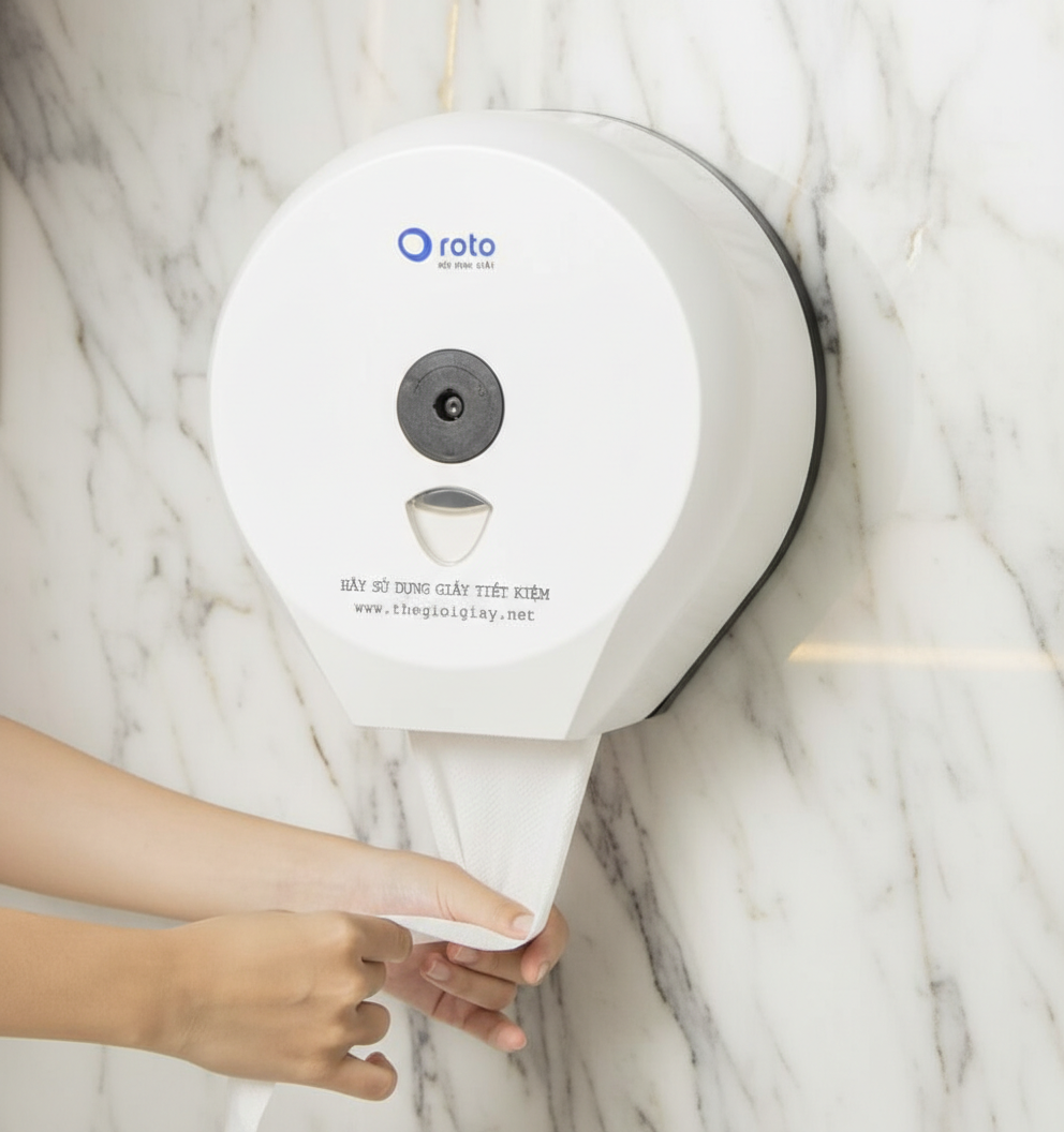 Hộp đựng giấy cuộn lớn Roto cao cấp cho nhà máy